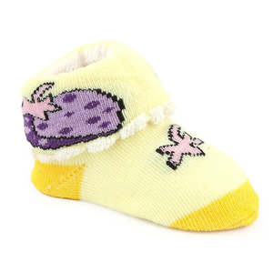 Newborn <b>Booties</b> - Yellow - Product Image 1