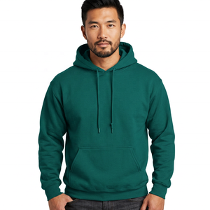 Sudaderas con Capucha para Hombre al por Mayor, de Alta Calidad, Estilo Casual, 450-500 g/m², en Blanco, de Felpa Francesa 100% Algodón, con Capucha Bordada - Product Image 5