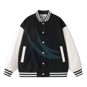 Veste universitaire OEM, veste de sport personnalisée, veste de sport pour hommes grande taille, veste de sport d'équipe avec des matériaux de haute qualité pour homme - Product Image 4