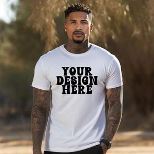 Venta al por mayor Camisetas en blanco Bella Canvas 3001 Camiseta Unisex Camiseta suave Camiseta Premium ajustada de manga corta Tri-blend Camiseta - Product Image 5