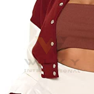 แจ็กเก็ตตัวอักษรระบายอากาศได้ดีสำหรับผู้หญิงแจ็คเก็ตตัวอักษรสไตล์ใหม่ - Product Image 5