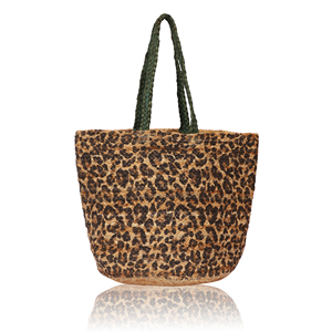 Sac fourre-tout bohème en jute écologique, design ouvert, idéal pour la plage et les voyages d'été - Product Image 3