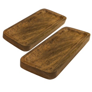 Bandeja de servicio de bambú de buena calidad para restaurantes, hoteles, vajilla, uso de la mejor bandeja de bambú elegante - Product Image 2