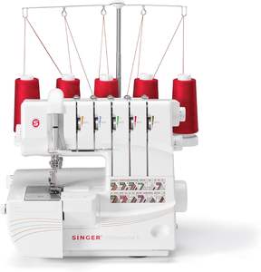 La mejor oferta para la nueva máquina de coser Overlock de estructura metálica resistente y kit de accesorios con capacidad de 2-3-4-5 puntadas - Product Image 1