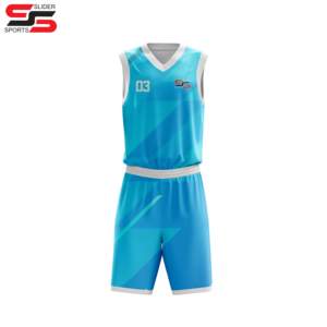 Ensemble de basket-ball imprimé par sublimation de qualité supérieure uniformes de basket-ball personnalisés pour hommes - Product Image 6