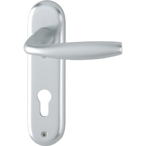 Ensemble de rochettes courtes HOPPE avec poignée à levier arrondie New York 1810/273KP Aluminium F1 PZ Dispositifs d'aide par HOPPE - Product Image 1