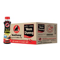 Salsa de Soja Oscura Nam Duong, Botella de 500 ml, Sabor Dulce y Salado, Sin Aditivos, Concentrada, Suplemento de Hierro, Saludable, Vietnamita, Mediana