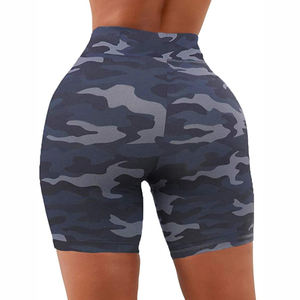 Custom Logo High Quality Biker Yoga Shorts Custom Logo Printing Yoga Shorts for Women 2024 New Design Cotton Biker Shorts - Product Image 3