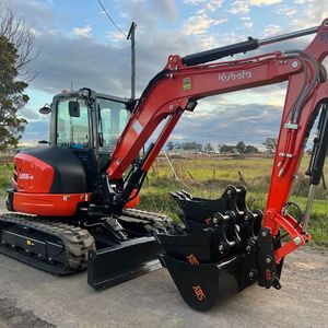 Mini-excavatrice U55-5 Kubota de 5 tonnes avec moteur Komatsu Composants de base inclus Offre Spéciale l'excavatrice sur chenilles - Product Image 3