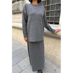 Conjunto de Falda Midi y Prenda de Punto 10231 Tejido de Punto Transpirable - Product Image 6