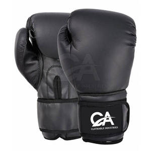 Guantes de boxeo hechos a medida para hombre Guantes de boxeo de cuero para hombre con logotipo de diseño personalizado para uso en entrenamiento - Product Image 1