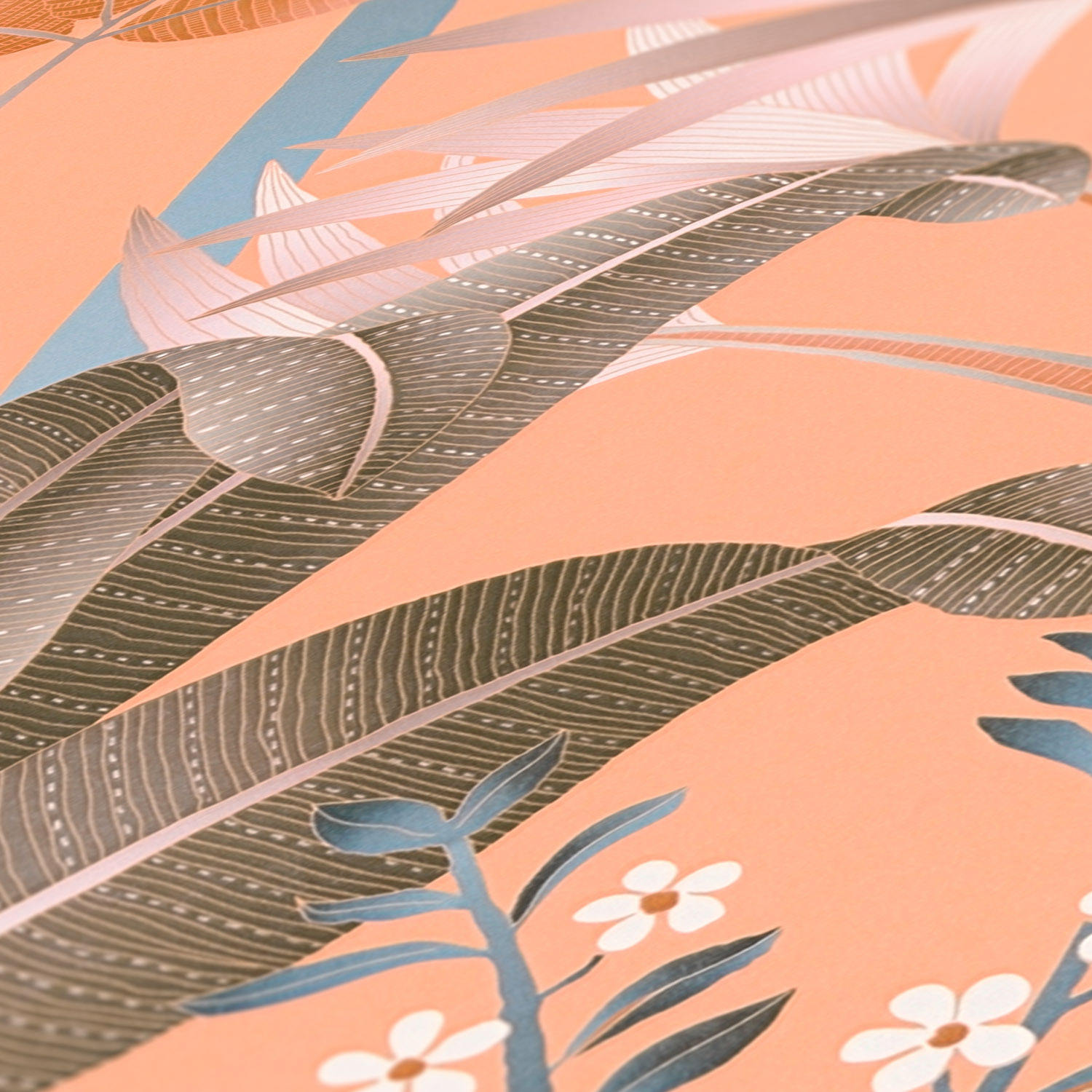 multicoloured orange blue brown