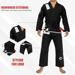 Conjuntos de Uniformes de Karate para Entrenamiento Profesional, Ropa de Artes Marciales de Alta Calidad, Material 100% Algodón Duradero, Personalizable, Elástico en la Parte Delantera - Product Image 3