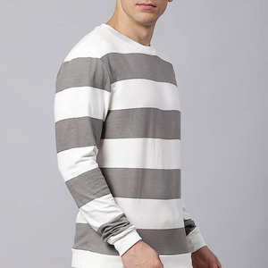 Nouveau Design Sweatshirts Avec Logo Personnalisé Imprimé Personnaliser 100% Coton Casual Wear Confortable Hommes Sweatshirts Service OEM - Product Image 4