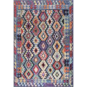 <b>Rugs</b> Depot Kilim Tribal Geometric Multicolor <b>Rug</b> Machine Washable <b>Chenille</b> with Non-Slip Cotton Backing Area <b>Rugs</b> Sets - Product Image 1