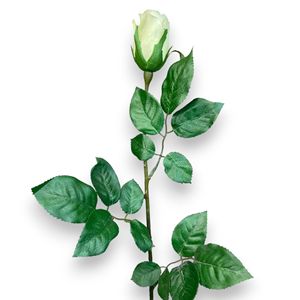 ดอกไม้ประดิษฐ์ครีมเข้มขนาด65ซม. หรูหราและทนทาน - Product Image 2