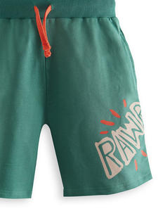 Ensemble de t-shirts et shorts d'été décontractés pour garçon Dino-Jersey de coton à manches courtes-Ensemble de t-shirts et shorts à motifs de dessins animés - Product Image 6