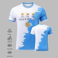 Rompi Jersey Tim Nasional Pria Musim Ke-26, Kerah Bulat, Cetak Sublimasi, Layanan OEM Kustom, Cepat Kering, Bernapas