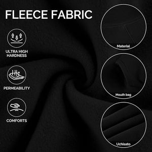 Sudadera con capucha para hombre de talla grande cómoda de Color sólido con cuello redondo y manga larga de algodón 100% superventas - Product Image 6