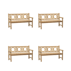 Banc de jardin en teck naturel Banc de patio pour l'intérieur et l'extérieur Mobilier commercial de haute qualité fabriqué en Indonésie - Product Image 5