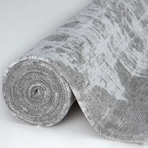 Tapis en coton lavable Carina gris 6921G, style moderne classique, pour salon, chambre, hôtel - Product Image 4
