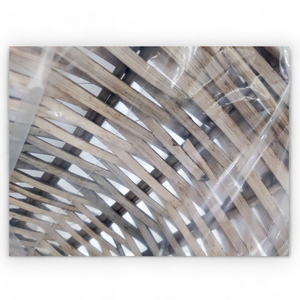 Cesta de fruta de ratán gris Kubu tradicional barata con revestimiento de plástico cestas de almacenamiento naturales funcionales para alimentos - Product Image 5