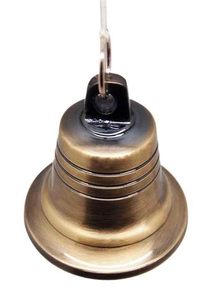 Timbre de puerta colgante de latón personalizado de calidad superior Producto de metal para jardín y Escuela con opciones de tamaño y forma - Product Image 3