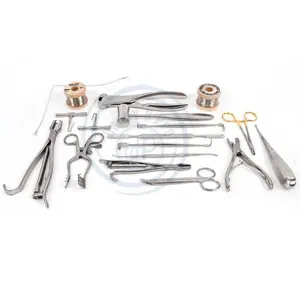 DADDY D PRO Kit de instrumentos de inseminación veterinaria ortopédica A + Calidad BRUNS Cureta de hueso FOMON Escofina Liston Fórceps de hueso CE - Product Image 1