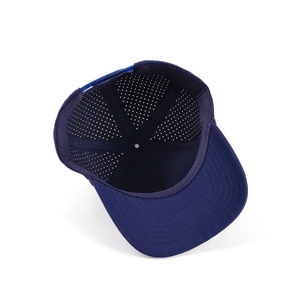Casquette de golf personnalisée par le fabricant, bleu marine, 5 panneaux, avec broderie exclusive, casquette snapback sport - Product Image 6