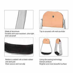 Étriers de sécurité durables pour chevaux équestres de protection des jambes en gros - Product Image 2