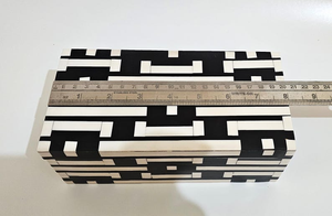 Boîte à bijoux en bois avec incrustations d'os faites à la main, incrustations florales artistiques, boîte décorative pour le rangement des bijoux - Product Image 4