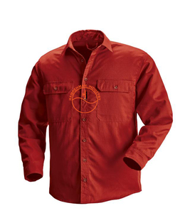 Combinaison de soudage pour hommes 100% coton à manches longues en cuir fendu épais avec retardateur imperméable personnalisable - Product Image 1