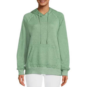 Sweat à capuche surdimensionné de qualité supérieure pour femmes polaire coton Polyester lettre impression coupe ample pour l'hiver avec Logo avant - Product Image 2