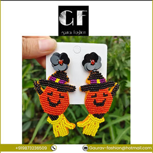 Boucles d'oreilles géométriques en cristal ethnique plaqué or de Style bohème fait à la main bijoux d'anniversaire pour femmes en gros - Product Image 2