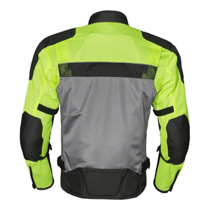 Unisex Custom High Quality Cordura Motorcycle <b>Racing</b> <b>Jacket</b> CE-Armor Protections Black Reflective Mesh Plus Size Breathable - Product Image 4