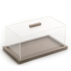 Bandeja de Servicio de Madera de Ratán de Diseño Clásico, Forma Personalizada, para Restaurante, Cafetería, Hotel, para Servir Comida, Fruta, Café - Product Image 6