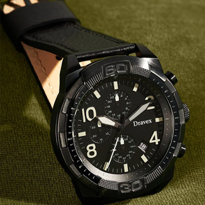 Montre à quartz pour homme la plus vendue, mouvement japonais, 50 mm, trois aiguilles, grand cadran, multifonction, bracelet en cuir FS, Reloj - Product Image 4