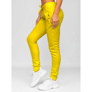 Pantalon de jogging de sports d'hiver pour femmes personnalisé nouveau style de pantalon de survêtement en toile à taille élastique - Product Image 2