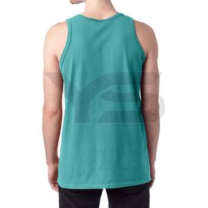 2023 hommes décontracté Gym débardeur XL taille couleur unie haute impression personnalisable étés plaine débardeur coupe régulière Plus sans manches - Product Image 6