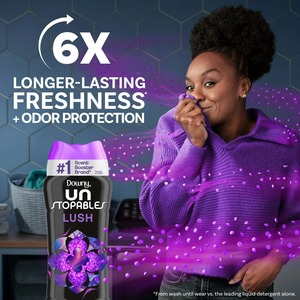 Downy Unstopables <b>Laundry</b> Scent Booster <b>Beads</b>, Lush Scent, 24 oz - Product Image 3