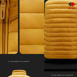 Chaleco Acolchado Personalizado Ryan Pro Gear para Hombre, Calidad Premium, Cuello Alto con Logotipo Personalizado, Diseño ODM - Product Image 4