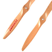 Hélice en bois de hêtre ZYHOBBY CW CCW 9-28 pouces à pas élevé, 2 pales, pour avion RC à essence