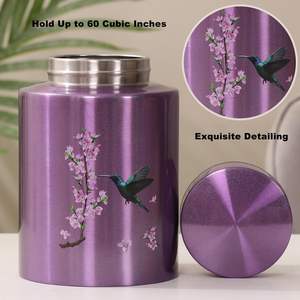 Stainless Steel Medium <b>Urns</b> for Human <b>Ashes</b> Medium Sized <b>Urns</b> for <b>Ashes</b> Adult Male Female Keepsake Cremation <b>Urns</b> Custom Size - Product Image 3