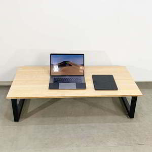 Minimalist <b>Folding</b> Leg Plywood Low <b>Table</b> HOBP009 - Product Image 3