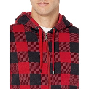 Últimos diseños Jersey informal de invierno para hombre forrado bolsillos canguro manga larga 100% algodón franela a prueba de viento de secado rápido polar - Product Image 4