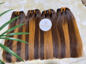 วิกต่อผมมนุษย์แบบผูกติดกับหนังกำพร้าสองชั้นสำหรับต่อผมแบบรัสเซีย - Product Image 5