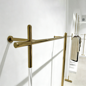 Perchero de Ropa Moderno de Estilo Industrial, Perchero de Pie Simple para Tienda de Ropa, Combinación de Perchero de Pared - Product Image 3