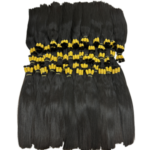 Cabelo Humano Cheveux Vietnamiens Extension En Vrac Cheveux Bruts Non Transformés Naturel Vierge 100% Cuticule Humaine Alignée Cheveux En Vrac - Product Image 5