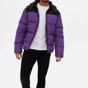 Chaqueta para Mujer OEM Azul Clematis con Cierre Completo, Chaqueta Burbuja de Lona Transpirable con Diseño Sólido en la Parte Delantera - Product Image 2