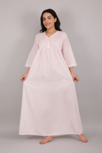 Top et meilleure qualité femmes coton tissu pleine Flare nuisette robe d'été pur coton nuisette pour les femmes au meilleur prix - Product Image 4